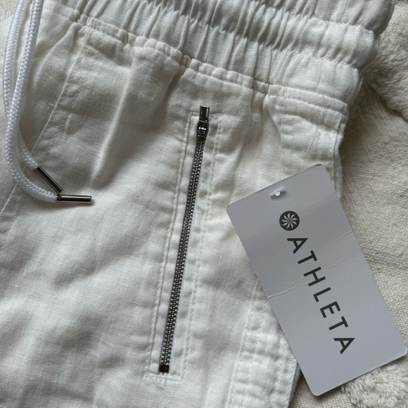Athleta Cargo Linen Pants - Picture 5 of 5